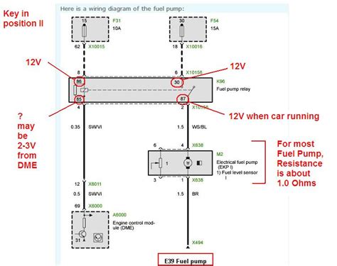 e90 fuel pump wiring diagram